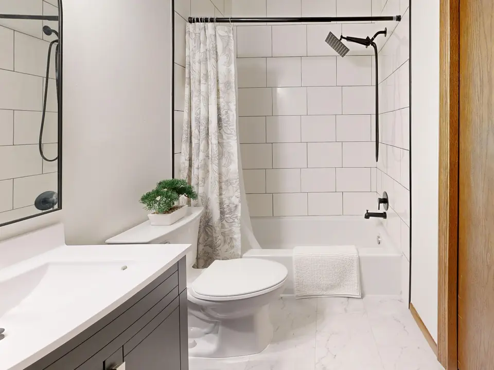 Condominium bathroom